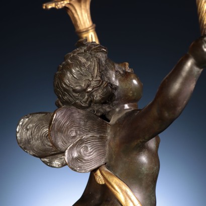 Bronzene Trypticon Henry Dasson Attr. Frankreich XIX Jhd