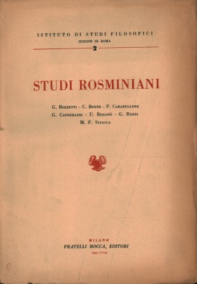 Studi Rosminiani