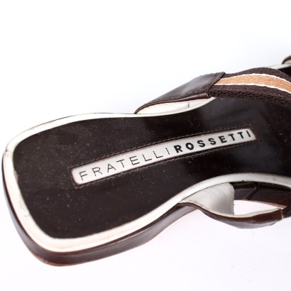 Vintage Sandalen F.lli Rossetti Leder N. 37 Italien
