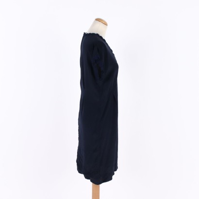 Vintage Kleid Seide Gr. M Italien 1990er
