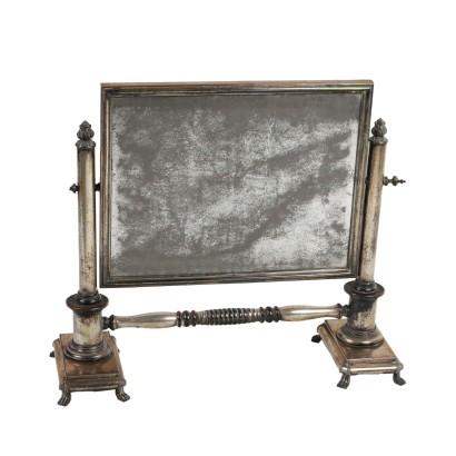 Miroir de Table Argent Angleterre XIX Siècle
