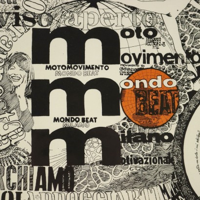 arte, arte italiano, arte contemporáneo italiano, arte contemporáneo,Motomovimento Mondo Beat Milano 1967,"Motomovimento Mondo Beat Milano