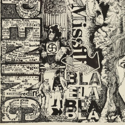 arte, arte italiana, arte Contemporanea italiana, arte Contemporanea,Motomovimento Mondo Beat Milano 1967,"Motomovimento mondo Beat Milano