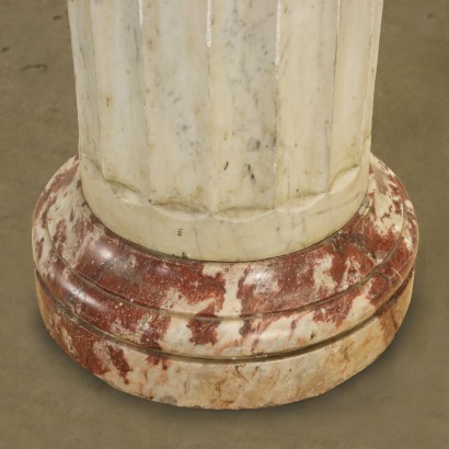 Paar Säulen Marmor Italien XIX Jhd