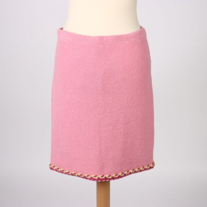 Vintage Skirt Moschino Cotton Size 14 Italy