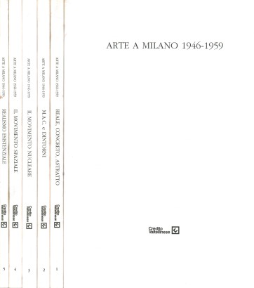 L'art à Milan 1946-1959 (5 tomes)