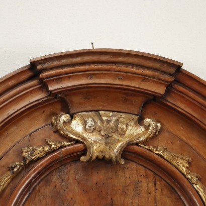Baroque Headboard Walnut Italy XVIII Century