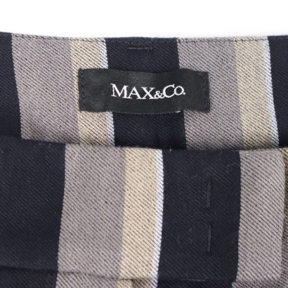 max&co, pantalón max&co, made in italy, max&co segunda mano, pantalón a rayas Max&Co.