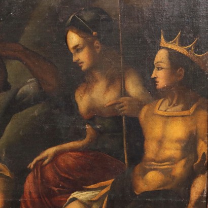 Mythologischem Motiv Öl auf Leinwand Italien XVII Jhd