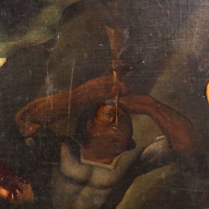 Mythologischem Motiv Öl auf Leinwand Italien XVII Jhd