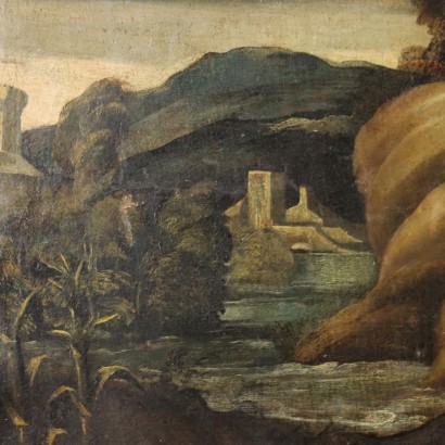arte, arte italiano, pintura italiana antigua, pintura de gran tema mitológico, la fábula de Apolo y Marsyas