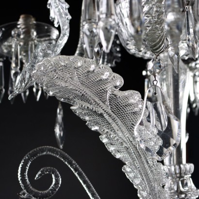 Murano Chandelier Glass Italy XIX Century
