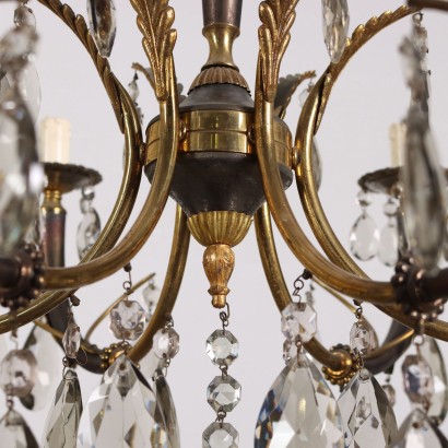 Chandelier Restoration Glass Italy XX Century
