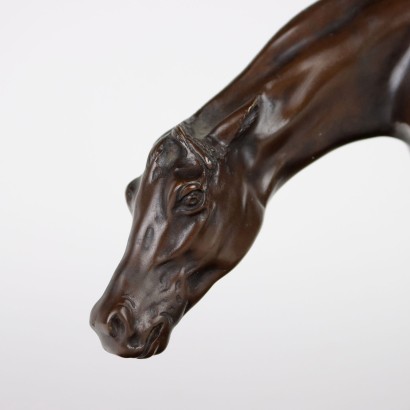 Pferd Skulptur Bronze Europa XX Jhd