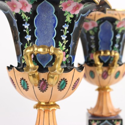 antiquités, vase, vases anciens, vase ancien, vase italien ancien, vase ancien, vase néoclassique, vase 19ème siècle, paire de vases Liberty