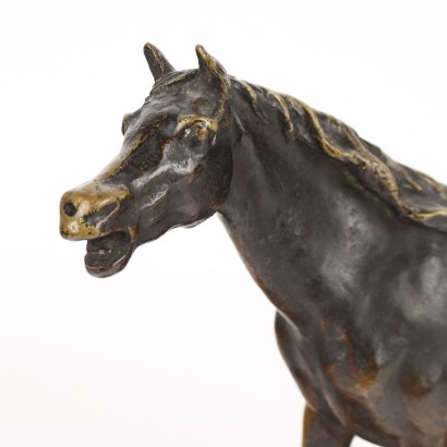 Pferd Bronzeskulptur Italien XX Jhd