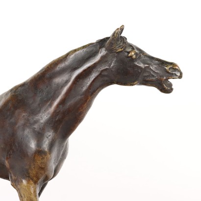 Horse Sculpture Bronze Europe XX Century