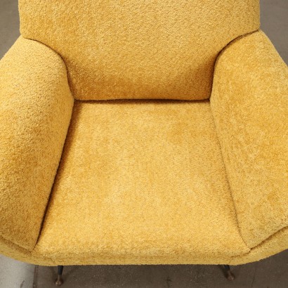 antigüedades modernas, antigüedades de diseño moderno, sillón, sillón de antigüedades modernas, sillón de antigüedades modernas, sillón italiano, sillón vintage, sillón de los años 60, sillón de diseño de los años 60, par de sillones de los años 50-60