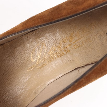Vintage Schuhe Wildleder Gr. 38,5 Italien 1960er