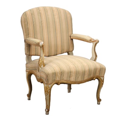 antigüedades, sillón, sillones antiguos, sillón antiguo, sillón italiano antiguo, sillón antiguo, sillón neoclásico, sillón siglo XIX, sillón ecléctico