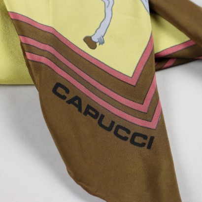 Vintage Schal Capucci Seide Italien
