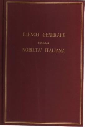 Elenco generale della nobiltà italiana