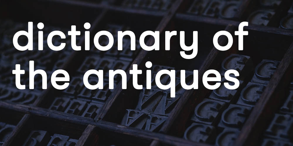 antiques dictionary milan